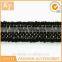 Fancy design 2cm ribbon trim with golden thread