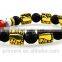 New Products Wholesale Lava Stone Beads Natural Stone Bracelet Jewelry, Stretch Yoga