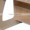 China good quality solid pine wood natural wood color study table with bokshelf for children#SP-T009S