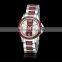 2016 Fashinable Luxury Stainless Steel & Sandalwood Watch With the Double Butterfly-clasp ,Japan Movt 8215, 3TAM Waterproof