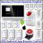 KERUI high-end PSTN and GSM Dual Network 5 language menu latest phone APP control alarm system