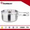Stainless steel camping kitchen ware with folding handle camping pots cooking set                        
                                                Quality Choice