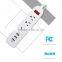 3 way power surge strips us standard electrical outlet extension cord