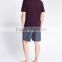 Pure Cotton Fabric T-shirt& Check Short Men's Pajama Set