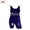 manufacturer 100% polyester fitness cheap wrestling singlets for sale