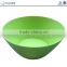 Eco friendly Salad Round Bowl Colorful Dinnerware Sets Bamboo Fiber Soup Bowl