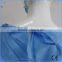 Cheap health care products factory price disposable PP hospital gown with knitted cuff