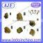 AJF high quality and security brass mortise euro door lock cylinder
