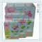 Delicate Customized Blue Flower paper bag with hands