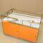 Movable platform metal display stand