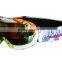 Custom Multi Color Frame Child & Kids Ski Goggles Anti Fog Snow Goggles Double Lens and UV Eyes Protective