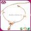 High quality wholesale stainless steel gold anklet designs