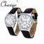 Chaxigo factory cheap fashion leather watch,couple watch,wholesale watches