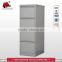high quality gray 100% open 4 drawers vertical steel filing cabinet