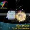 Waterproof Timer 10M 100 leds Silver copper wire string lights outdoor Christmas lighting