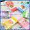 2016 colorful PVC erasers with paper wrap