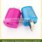 Customized colors 5V 1A/1.5A US fixed plug Travel AC Wall Charger for iPhone smartphones