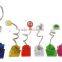 1LED flexible neck book light with clip for kids