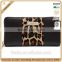 CW704D001 Leopard Fur Genuine Leather Europe Casual Style Designer's Wallet