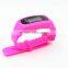 Multi-function silicone kids pedometer watch for health gifts