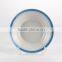 Colorful band ceramic salad plates linyi supplier ceramic dishes