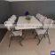 200cm easy to handle plastic garden use folding table