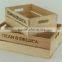 unfinished hot sale high quality wooden fruit crates sets