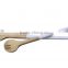 white bamboo spoon, bamboo fork, coiled bamboo spoon, coiled bamboo fork