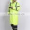 Water-Proof police Raincoat Suit for Man 2016 police pu reflective safety raincoat