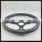 Wholesale Flat Plate 350mm Black Steering Wheel