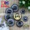 17MM Hot sale copper button custom spring snap button tor jacket bags