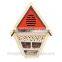 Trade Assurance Antique Imitation Outdoor Garden Decoration Wooden Bird House Feeder