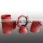 FM UL approved ductile iron grooved pipe fittings and couplings joint