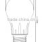 E27 led light bulb B55AP 8W 638LM CE-LVD/EMC, RoHS, Approved Aluminium Plastic