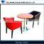 Artificial stone top modern high glossy restaurant 2 seater dining table