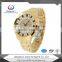 fashion diamond women watch luxury golden watch