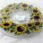 Customized pattern Tempered glass rotating lazy susan