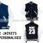 Custom printed patterns varsity jackets