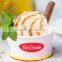 Disposable ice cream paper containers/Ice cream paper bowl/gelato paper cup