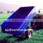 1.0T farm tractor tipper Dump Trailer with hydraulic, 20x10-8" wheels tandem axle farm trailer