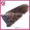 Top selling large stock fast delivery hair extension new arrival cheap 100% human hair clip in hair extension