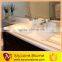 New Design Marmara white marble vanity top with vessel sink
