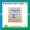 Burshed Aluminum EU standard switched socket with neon