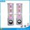 Mini Colorful Star Light USB Powered 5v bluetooth Speaker With Volume And Sensitivity Controls