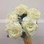 faux flowers decorative white diamond rose head