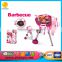 Top snow Musical plastic beauty play set dressing table toy with mirror and light