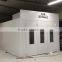 CE approved auto spray bake paint booth inclined flow spray booth