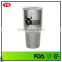 Metal Type Double wall stainless steel vacuum tumbler with plastic lid