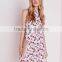 Summer Collection Women's Sleeveless Pink Floral Dress