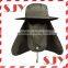 2016 New Arrival Wide Brim Neck Face Flap Hat Fishing Bucket Hat